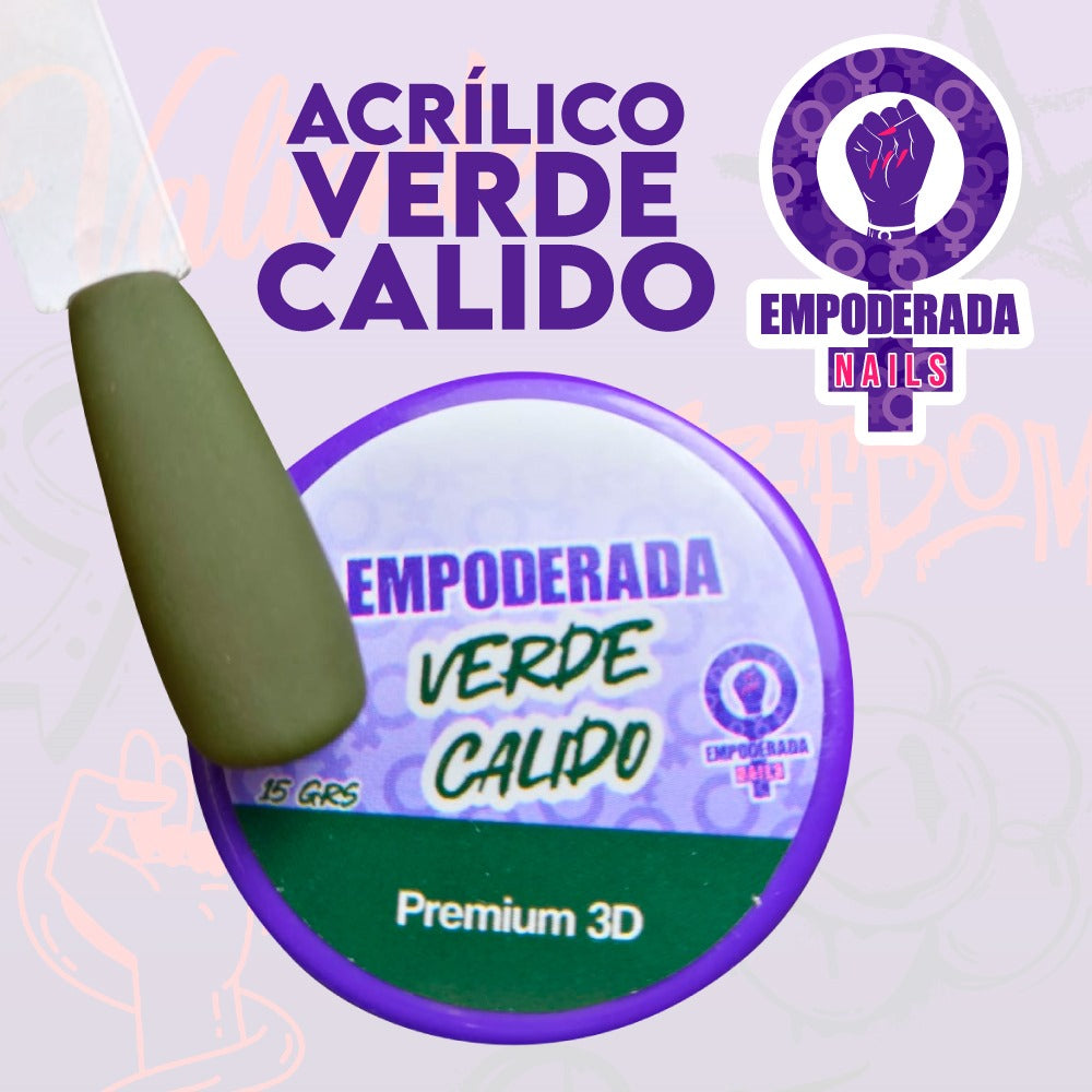 ACRILICO VERDE CALIDO 15 GR