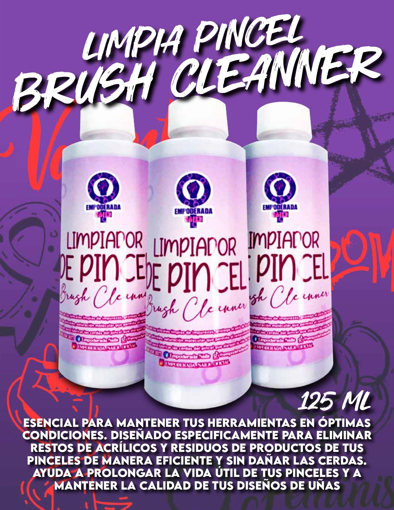 LIMPIADOR DE PINCEL 125 ML