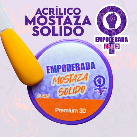 ACRILICO MOSTAZA SOLIDO 15 GR