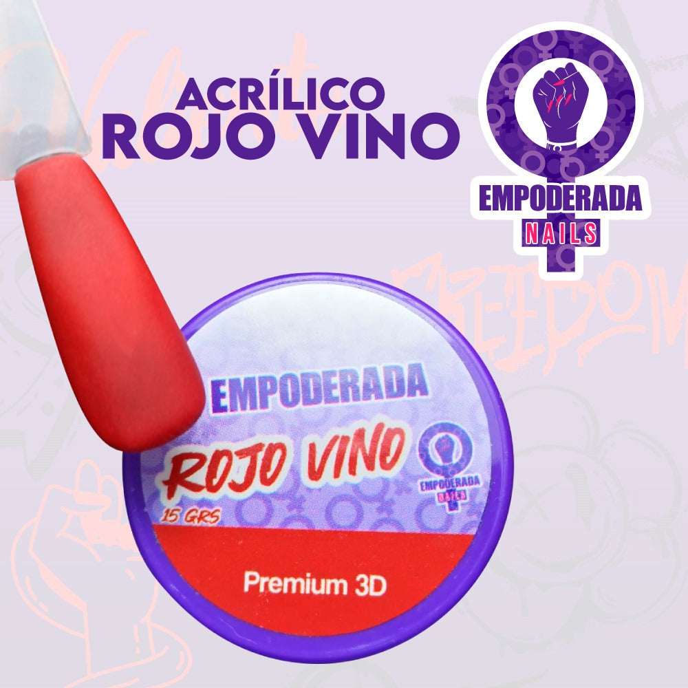 ACRILICO ROJO VINO 15 GR