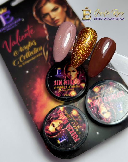 COLECCIÓN ACRILICO VALIENTE 3 PZ